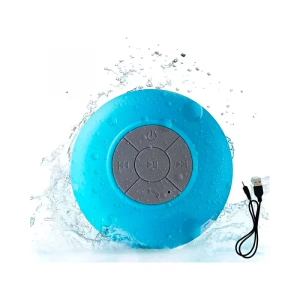 Bocina bluetooth para regadera de diseño