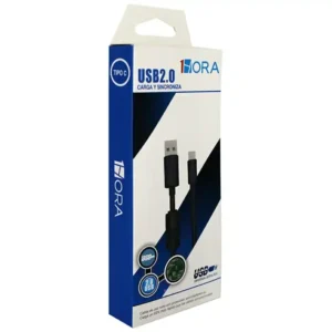 Cable Tipo C 1.5 Metros 2.1A Negro