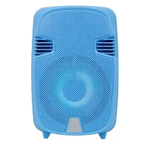 Bocina Bluetooth 8" Karaoke con Asa + Micrófono y Luz LED