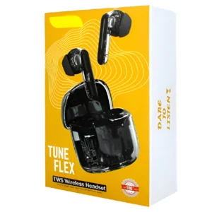 Audífonos Bluetooth con Estuche Transparente