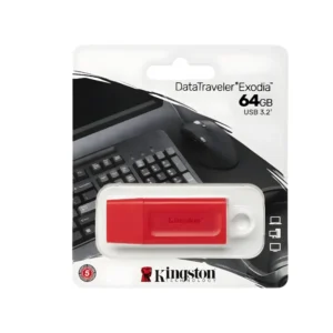 Memoria Kingston USB 64GB DTX Exodia 3.2 - Rojo