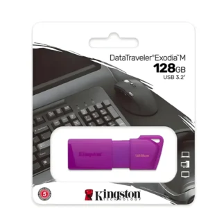Memoria Kingston USB 128GB DTXM Exodia 3.2 - Morado