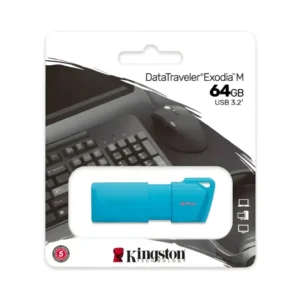 Memoria Kingston USB 64GB DTXM Exodia 3.2 - Aqua