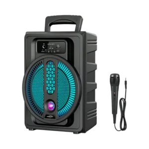 Bocina Bluetooth 8 Pulgadas + Micrófono 10W