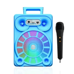 Bafle Bluetooth 8" con Luz LED + Micrófono