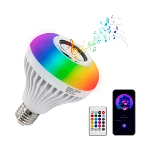 Foco Bluetooth Bocina Lámpara LED