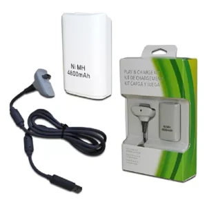 Kit Carga y Juega Compatible con Xbox 360