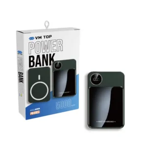 Batería Portátil 5,000 mAh Carga Rápida 22.5W Pantalla Digital