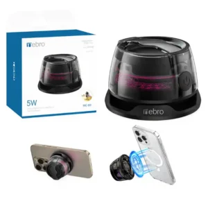 Bocina Bluetooth con Luz + Soporte para Celular