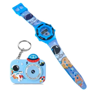 Reloj Infantil + Llavero Diseño Cámara
