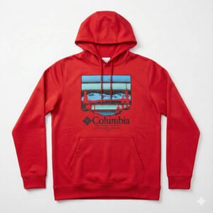 Sudadera Columbia Color ROJO Talla S