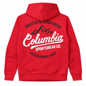 Sudadera Columbia Color VINO Talla S