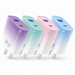 Cargador Cubo de Doble Entrada con Diseño