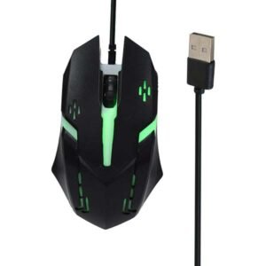 Mouse Gamer Ergonómico con Conexión USB
