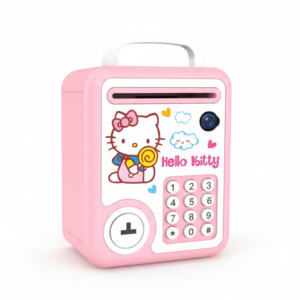 Mini Alcancía de Juguete Rosa Pastel