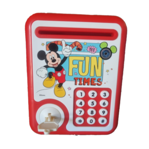 Mini Alcancía de Juguete Roja