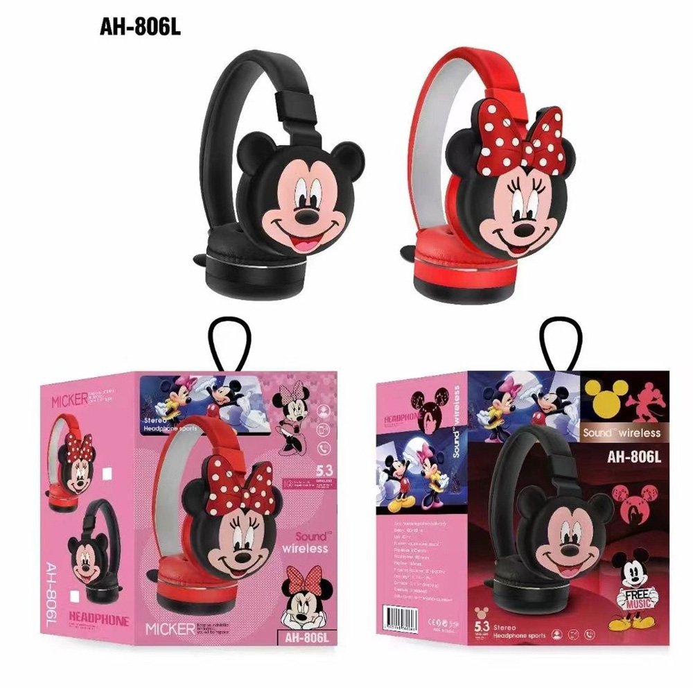 Audífonos de Diadema de Mickey y Minie