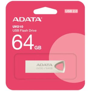 Memoria Adata USB 64gb UV210 Classic Silver