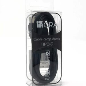 Cable V8/Micro 1 Metro 2.1A Negro