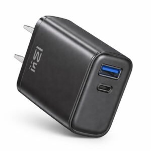 Cubo Cargador de Doble Puerto USB-C de 12W