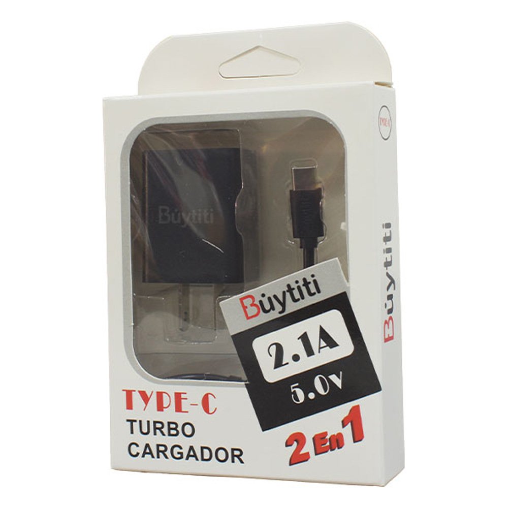 Cubo Cargador con 1 Puerto USB y Cable Tipo C