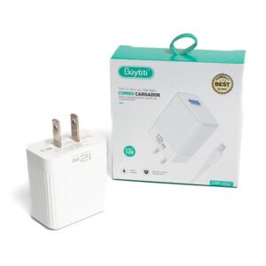 Cargador Alámbrico de 12W con Puerto USB