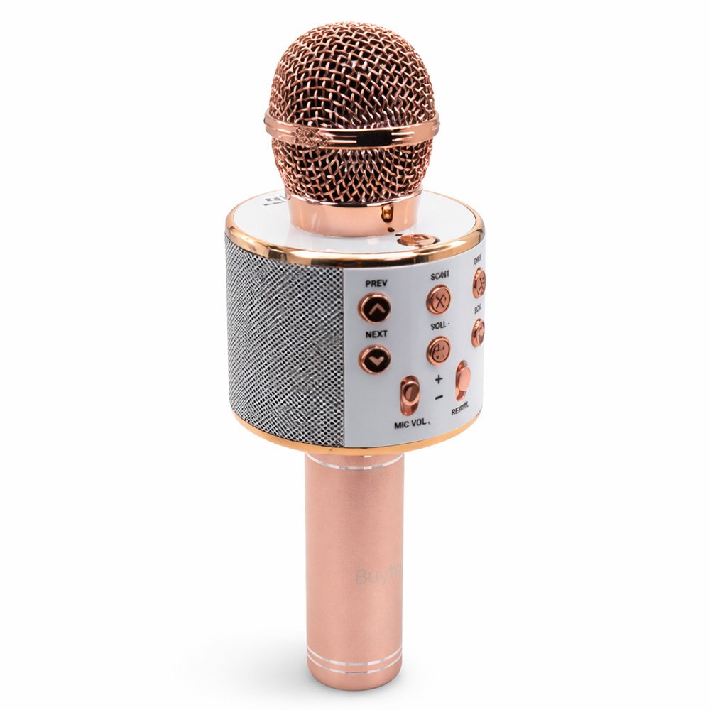 Micrófono Karaoke con Bluetooth y Radio FM