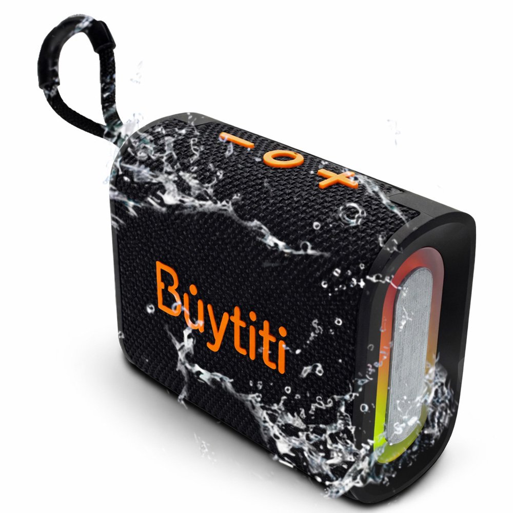 Bocina Bluetooth TWS, Resistente al Agua y Luz RGB