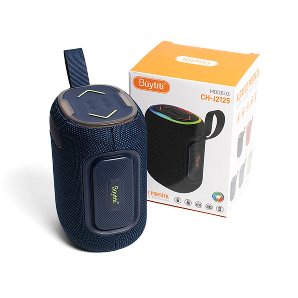 Bocina Bluetooth TWS con Luz LED