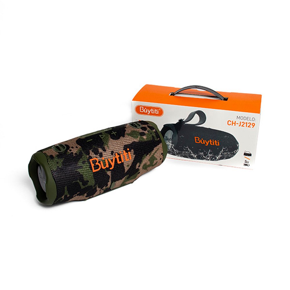 Bocina Bluetooth TWS, Resistente a Salpicaduras y Luz LED