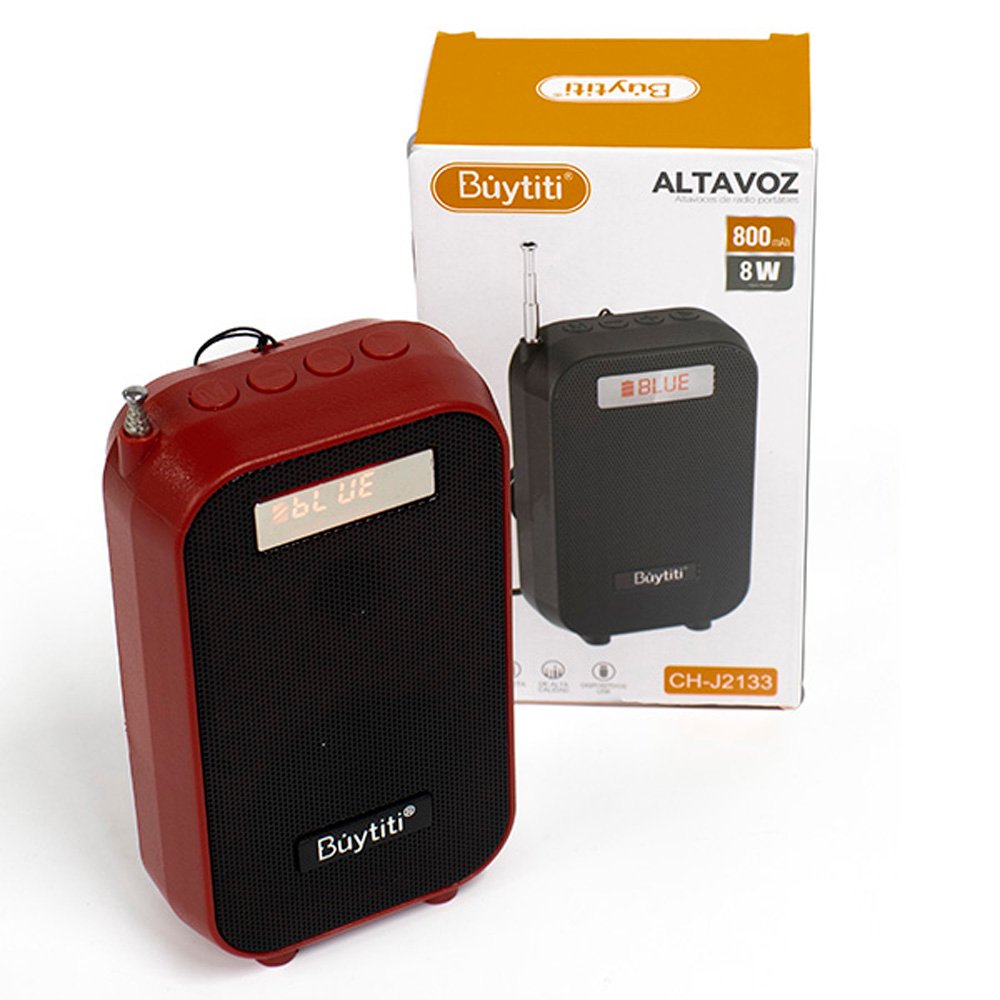 Bocina Bluetooth Portátil con Radio FM