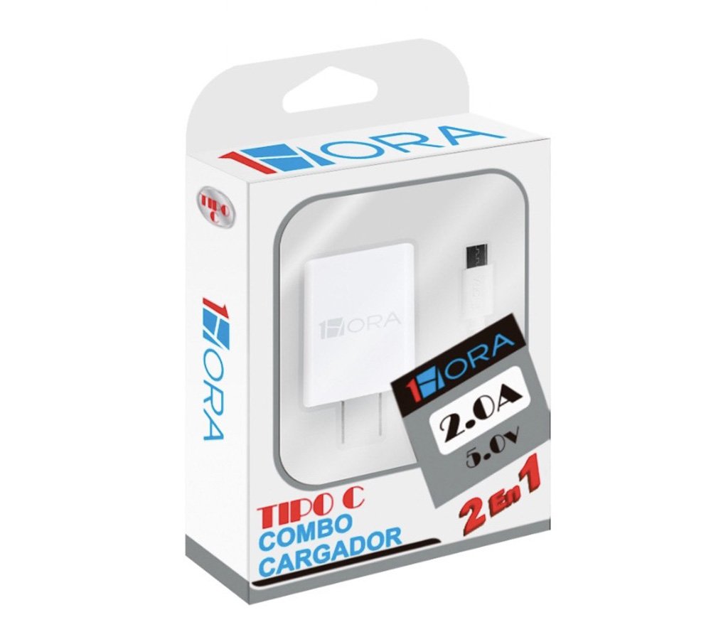 Combo Cargador Tc 2.0A
