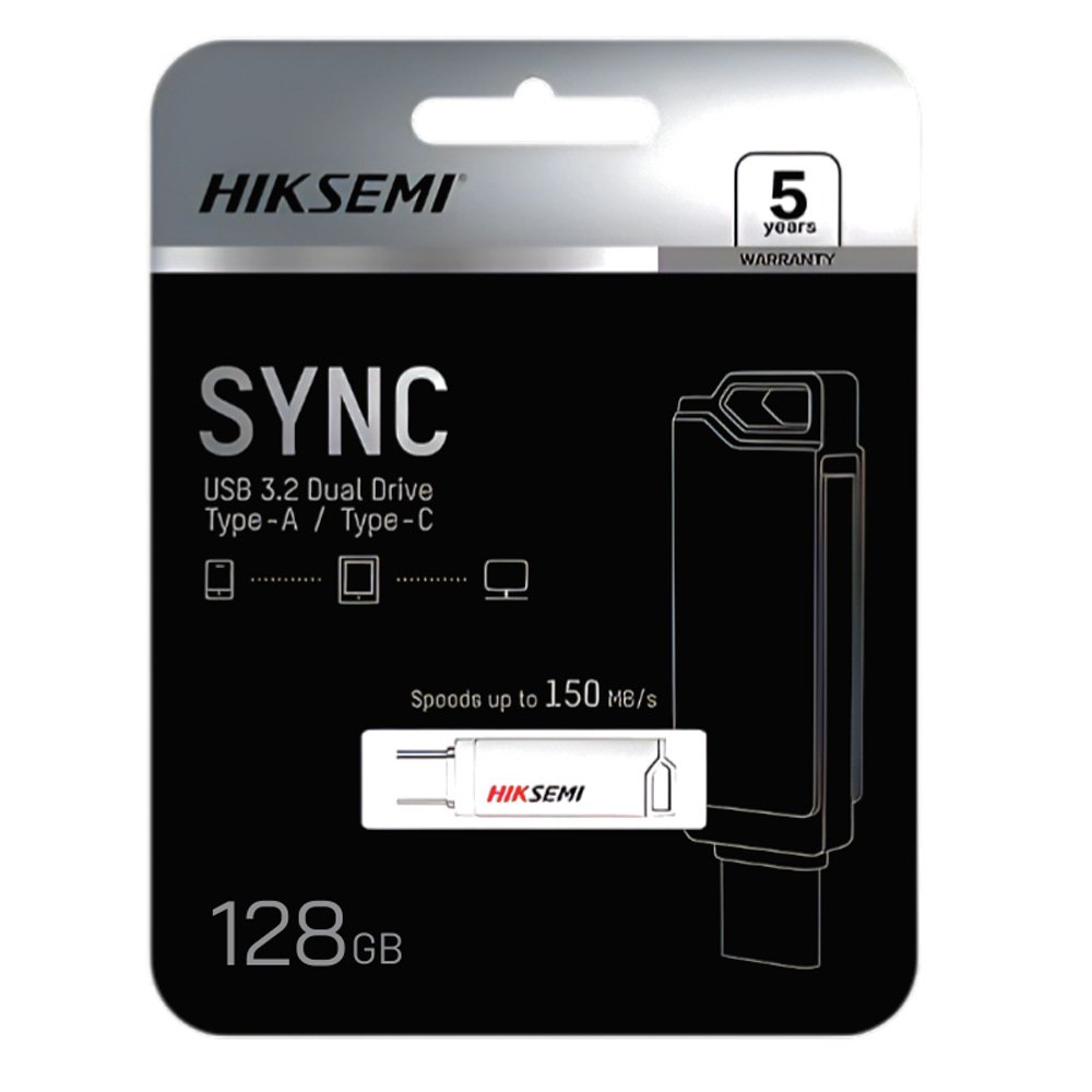 Memoria HIKSEMI USB 128gb E327C Dual Tipo A-C