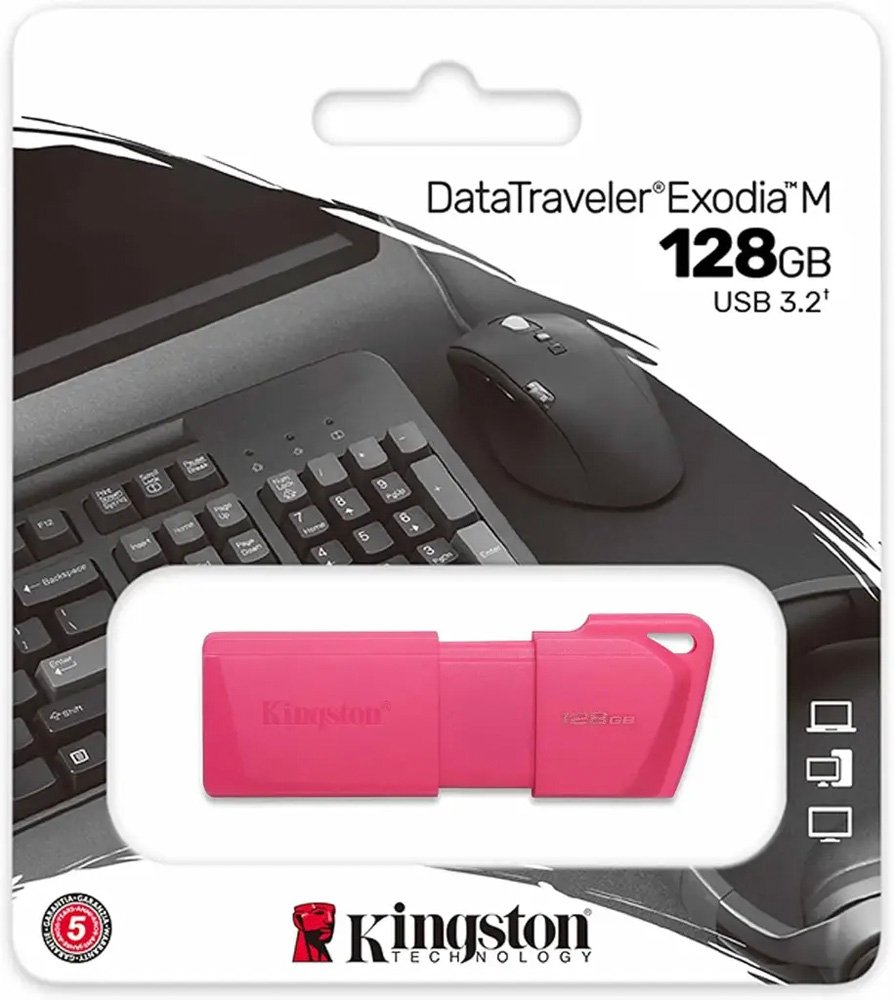 Memoria Kingston Usb 128gb DTXM Exodia 3.2 Rosa