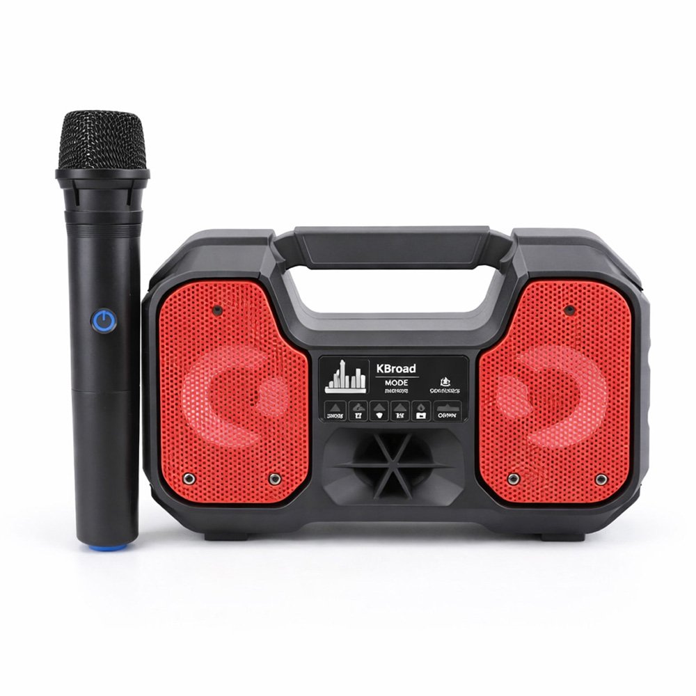Bocina Bluetooth 3x2" 5W + Micrófono Karaoke