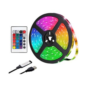Tira Led 5 Metros Con 30 Leds Rgb
