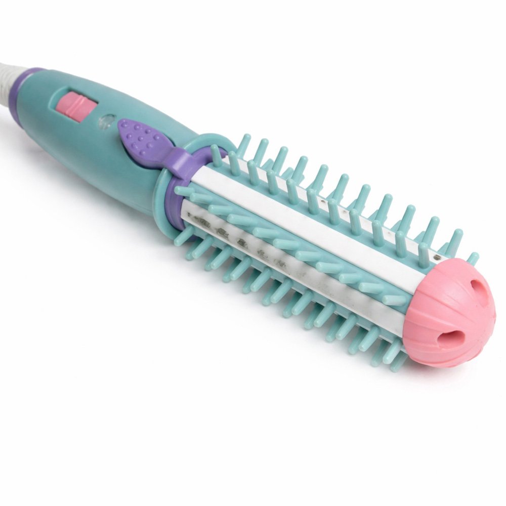 Mini Cepillo Plancha/Rizador para Cabello