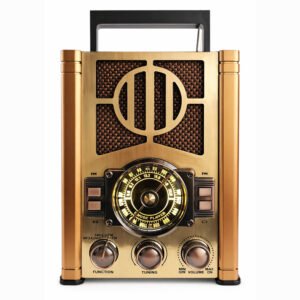 Bocina Bluetooth 3" Diseño Vintage