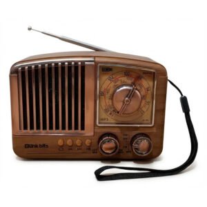 Bocina Bluetooth Diseño Vintage 1.5W 3"