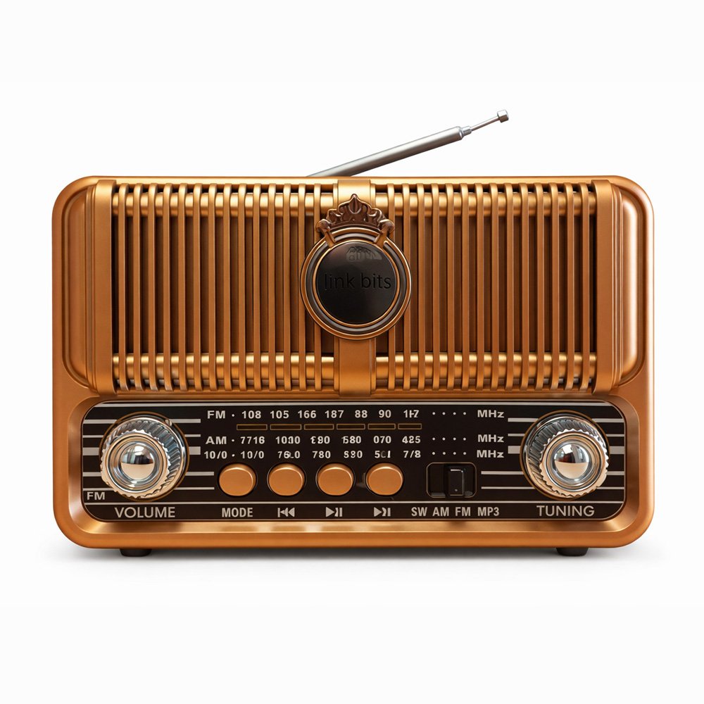 Bocina Bluetooth Vintage 5W 1200mAh