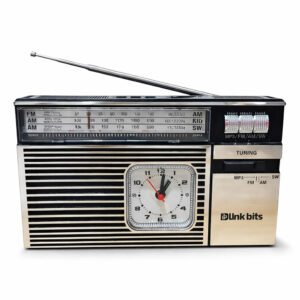 Bocina mini Portatil 3W 5V Vintage Bluetooth Carga Solar