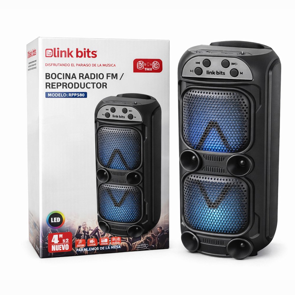Bocina Bluetooth 4x2" 5W
