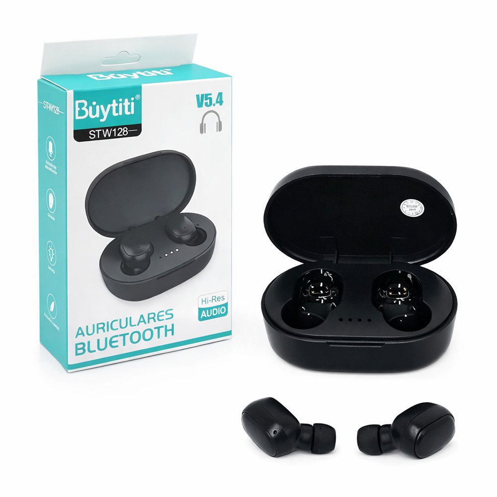 Audífonos Bluetooth con Estuche de Carga