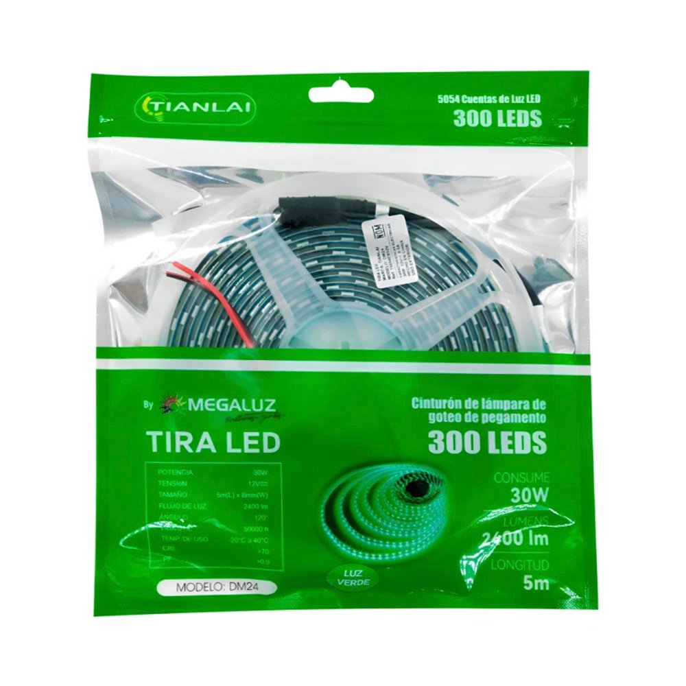 Tira Led Verde 5 Metros