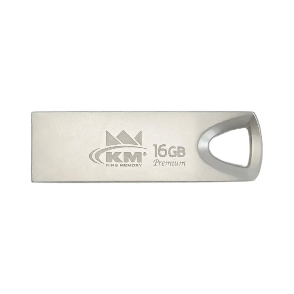 Memoria KM USB 16 GB KM10 Premium Bulk Silver Musica