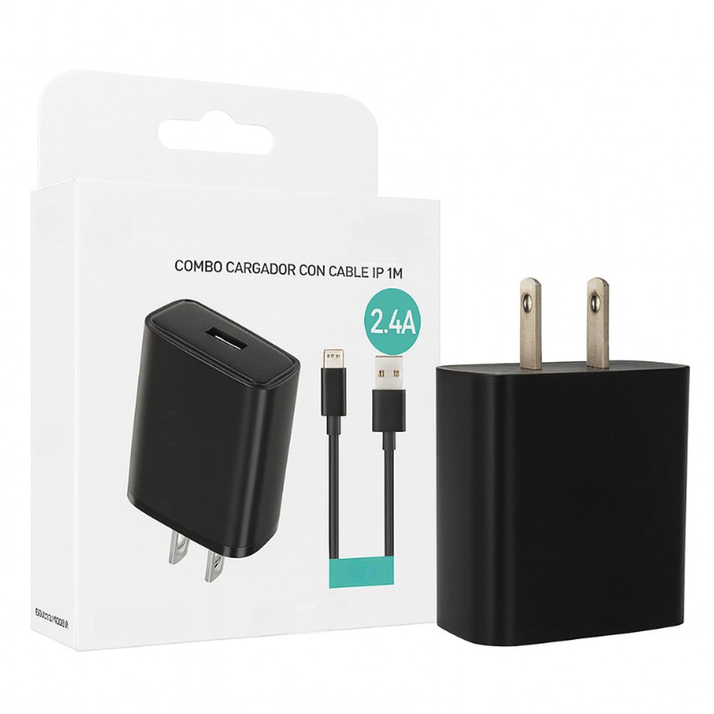 Combo Cargador Entrada Lightning