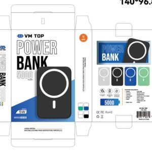 Batería Portátil Inalámbrica 5000 mAh 5w