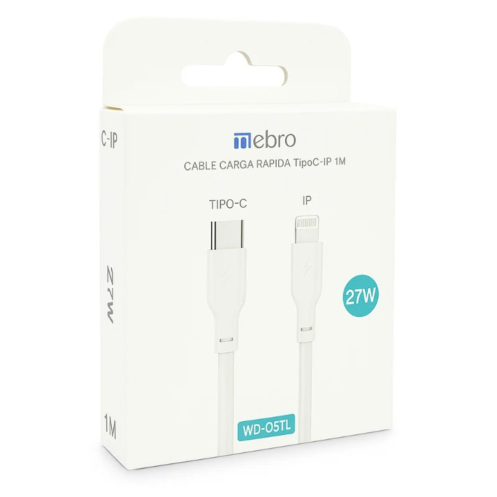 Cable de carga Tipo C a Lightning