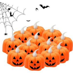 Vela de Calabaza para Halloween