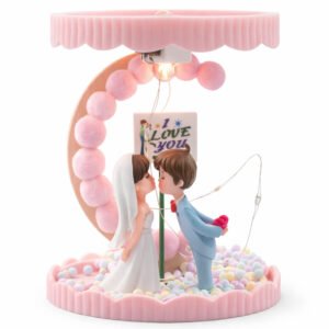 Cápsula con Luz LED y Figura de Parejas